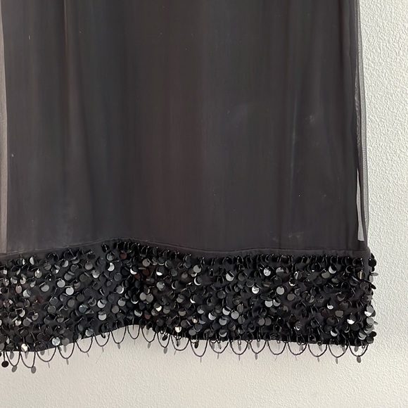 NWOT Milly beaded black dress - Picture 13 of 14